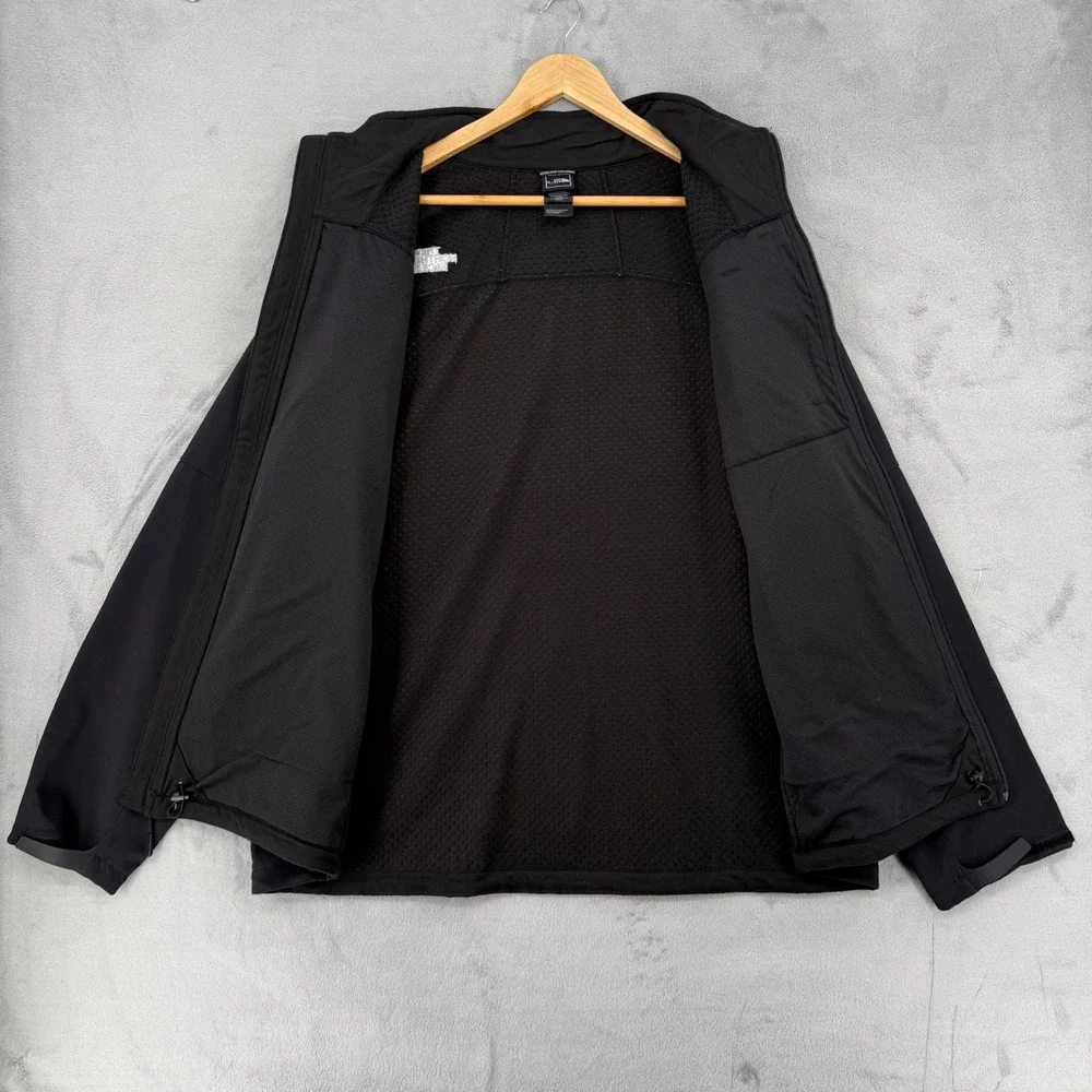 The North Face Jacket Mens XXL Apex Bionic Softshell Windwall Black Outdoor